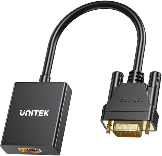 Unitek VGA Male To HDMI Female Converter 1 Piece V1112ABK