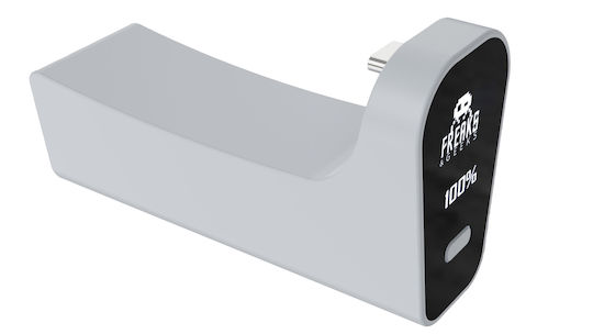 Freaks Geeks Controller External Battery 2500mah-type C Cable White Ps5 Accessory