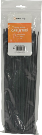 Mercury Cable Ties 4.8x300mm Black 782.025uk