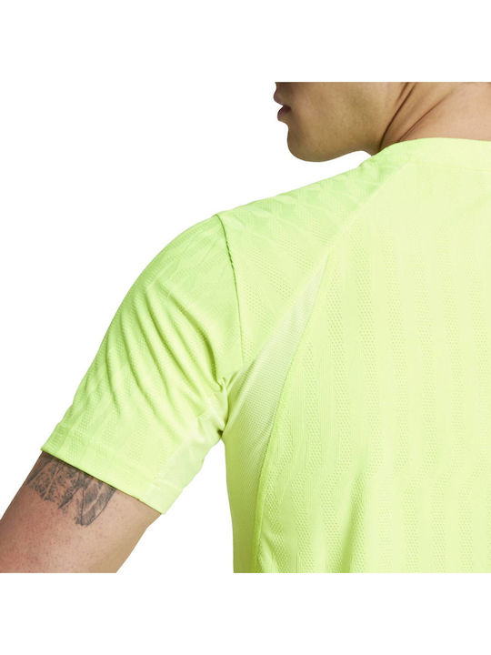 adidas FreeLift JP4385 Men's Yellow Tennis Shirt