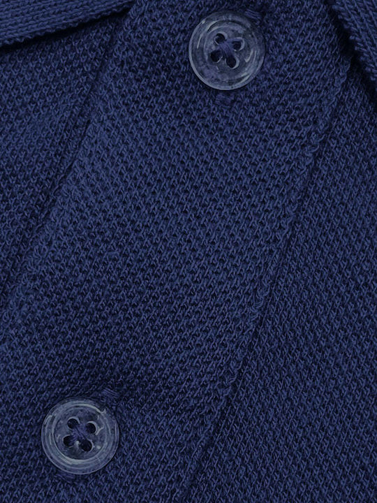 Polo Kurzarmbluse Marineblau