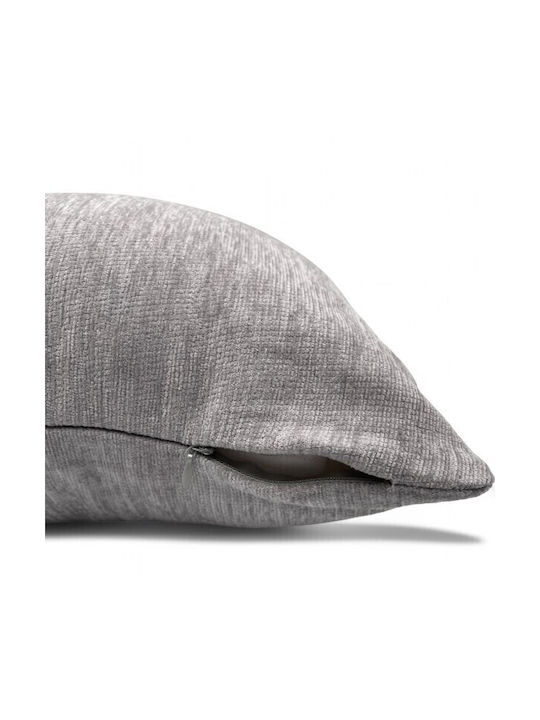 To megalo pazari Sofa Cushion Light Gray 40x40cm