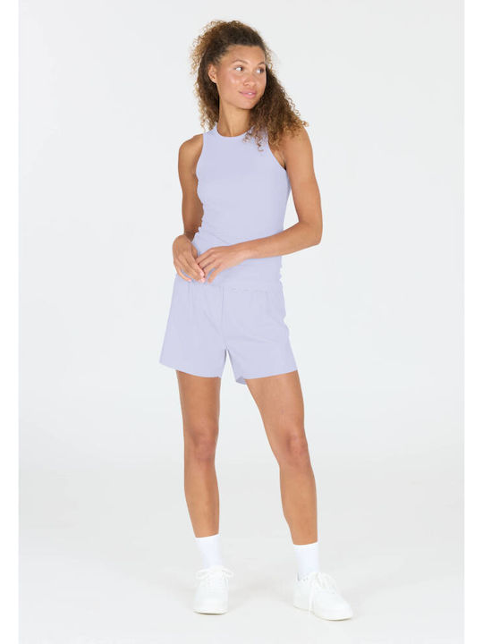 Women's Athletic Blouse Sleeveless Fast Drying Purple