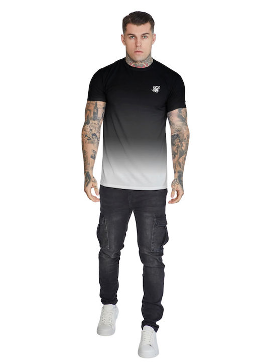 Siksilk Fade T-shirt Black White Ss-26825