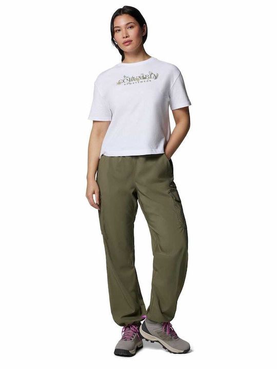 Bend Women's Crop T-shirt White
