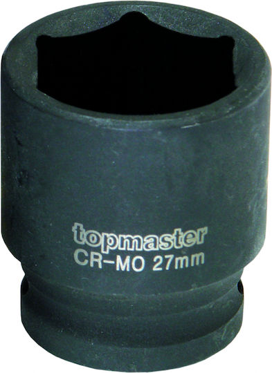 Topmaster Nuss Pneumatisch Sechskant Spritzfilter Wasserhahn mit Vierkant-Antrieb 3/4" Durchmesser 24mm 1Stück