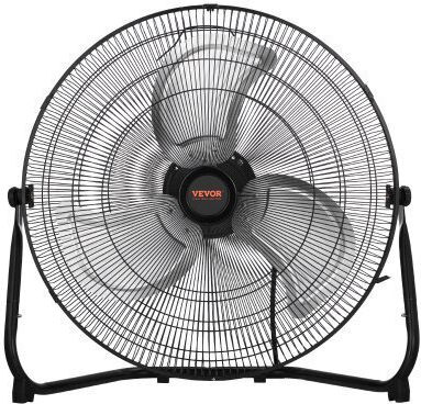 Vevor Ventilator De Pardoseală Putere 72W Diametru Ventilator 50.8cm Negru
