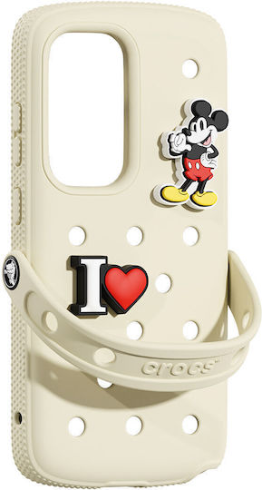 Samsung Crocs Cream Back Cover Πλαστικό Μπεζ (Galaxy S25 Ultra)