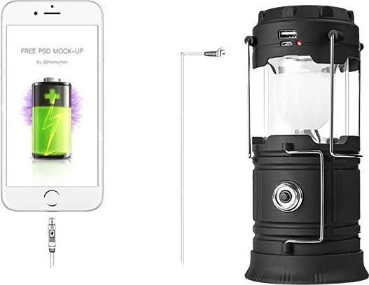 Uniross Ulsa05 Solar Usb Rechargeable Lantern Powerbank
