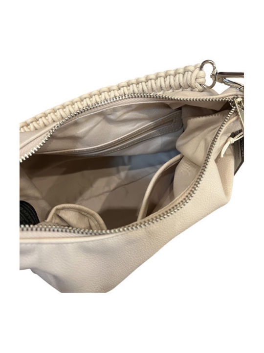 Damen-Hobo-Tasche Beige