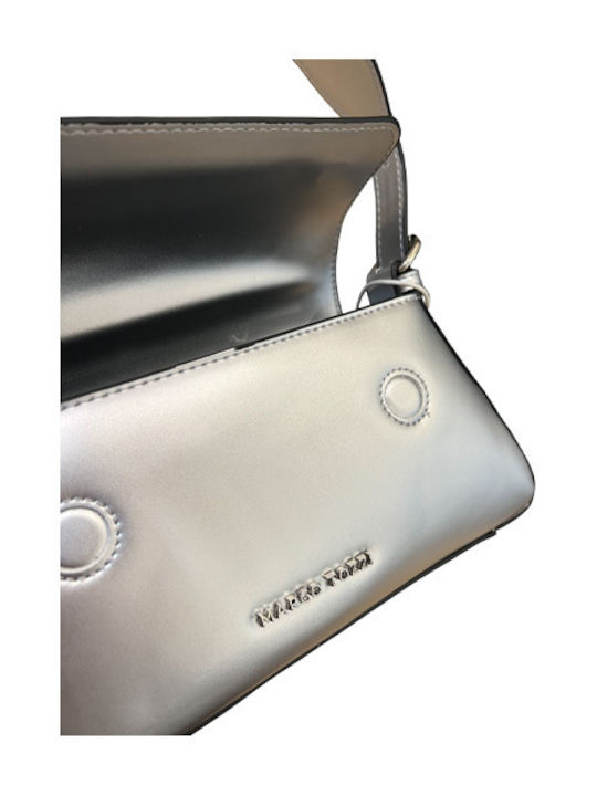 Damen Klappentasche Silber