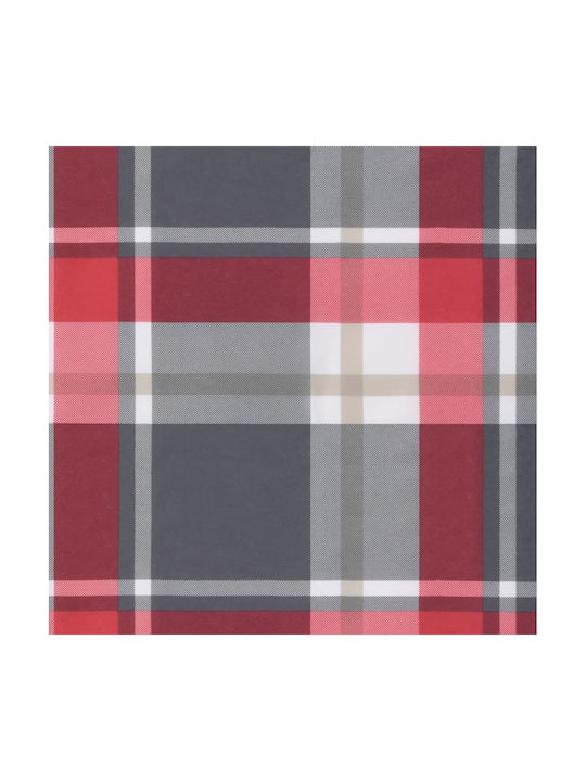 vidaXL Waterproof Bench Cushion for Palette with Gray Checkered Pattern 60x61.5cm