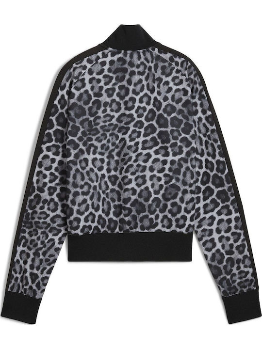 Puma Women's T7 Leo Luxe Aop Short Track Jacket 63234201