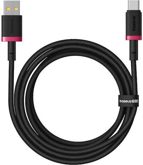 Baseus USB 2.0 Kabel USB Typ-C männlich - USB-A 60W PD Schwarz 2m P10377802U01-03