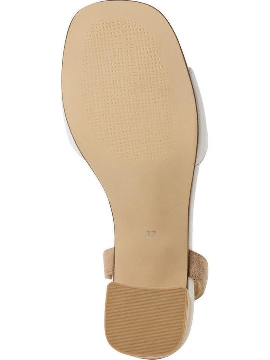 Leder Sandalen Weiß