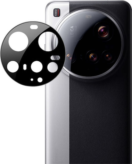 Camera Protection Tempered Glass Black for the Xiaomi 15 Ultra 5G