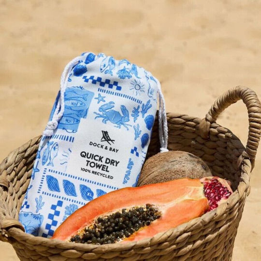 Dock & Bay Beach Towel Quickdry Microfiber Grecian Shores XL 200x90cm