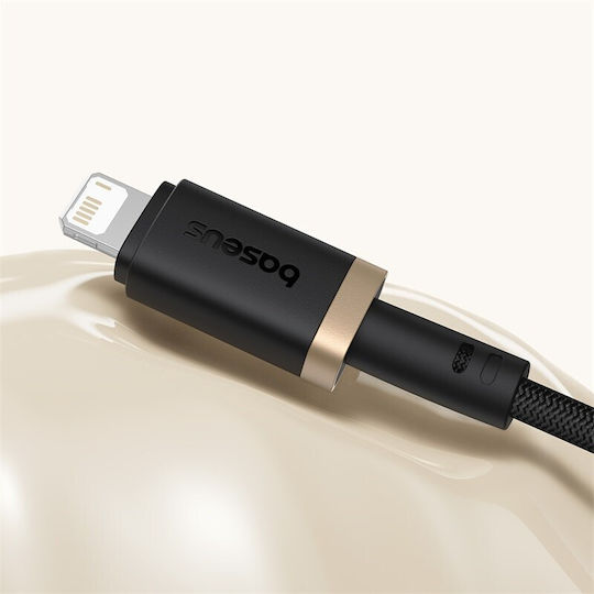 Baseus Dura USB-A to Lightning Cable 18W Μαύρο 1m (P10377801U01-00)