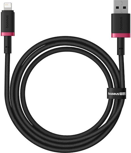 Baseus Dura Плетена USB-A към Lightning кабел 20W Черен 1м (P10377801U01-01)
