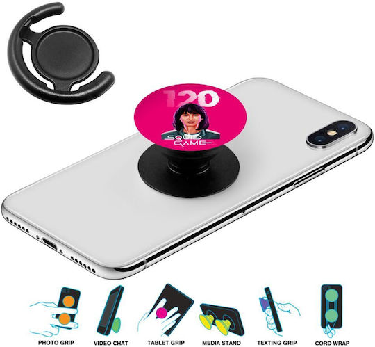 Squid Game 120 Cho Hyun-ju Phone Holders Stand Μαύρο Βάση Στήριξης Κινητού Στο Χέρι