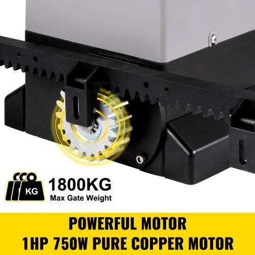 Vevor Σετ Μοτέρ για Συρόμενη Γκαραζόπορτα έως 1800kg