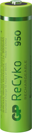 GP Recyko+ Rechargeable Batteries AAA 950mAh 4pcs 656.161uk