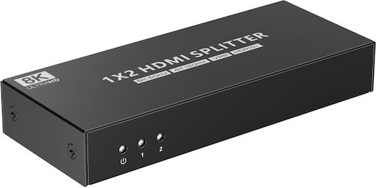 Lenkeng Hdmi Splitter 2.1 8k60hz/4k120hz 1x2 Lkv862