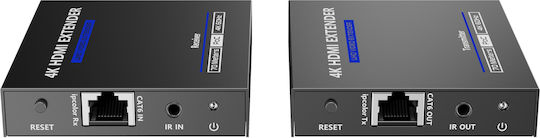 Lenkeng Удължител HDMI През Ethernet 70м 4K Poc Ir Loop Lkv565p