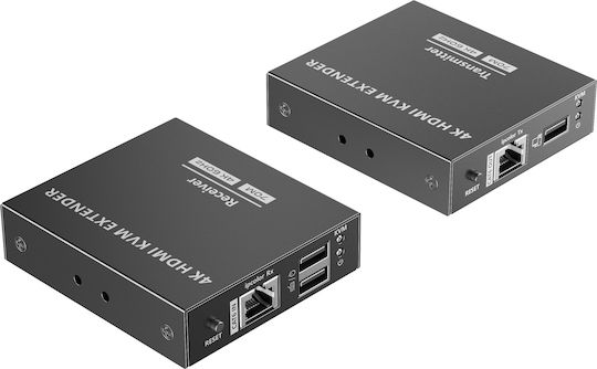 Lenkeng Kvm Hdmi Extender Over Ethernet 4k60hz 70m Loop Ir Lkv565kvm