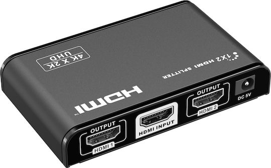 Lenkeng Hdmi Splitter 2.0 4k60hz Scaler 1x2 Lkv312hdr-v3.0