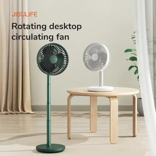 Jisulife Extendable Rotating Desktop Fan Fa13p Green