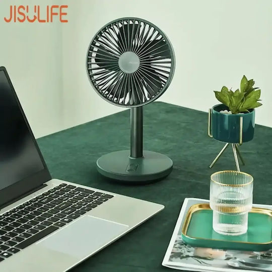 Jisulife Extendable Rotating Desktop Fan Fa13p Green