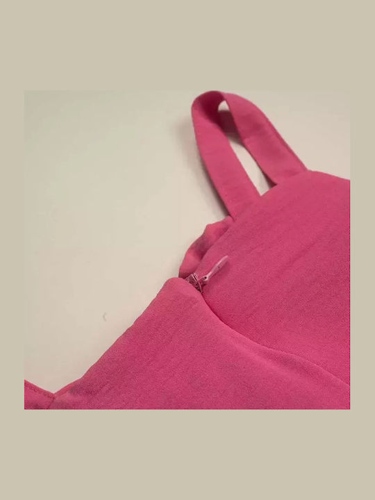 Kids' Overall Fuchsia