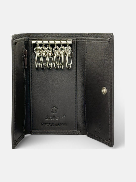 Lavor Leather Key Holder Unisex 1-7244 Brown
