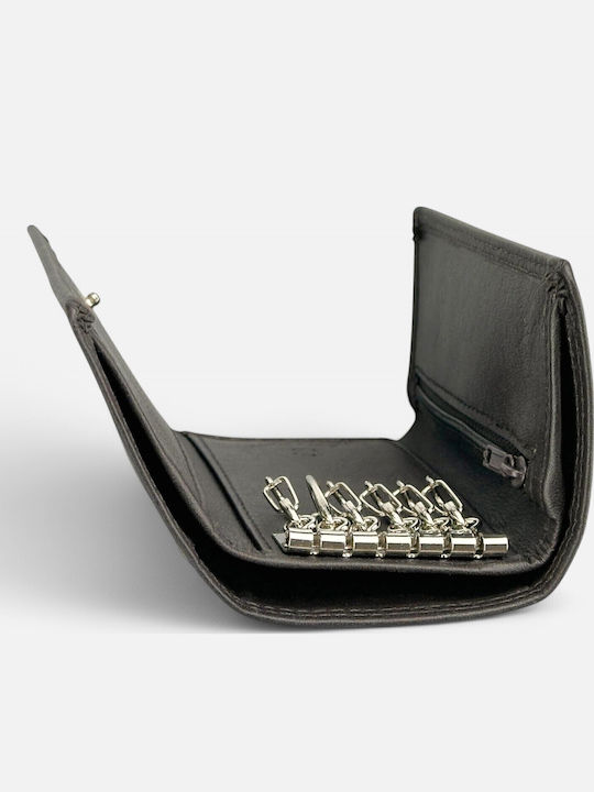 Lavor Leather Key Holder Unisex 1-7244 Brown