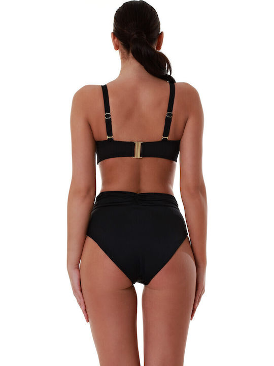 Bikinioberteile F Cup Schwarz