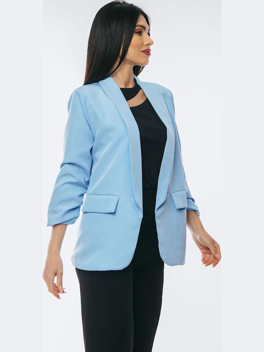 Dress Up Women's Blazer Sky Blue