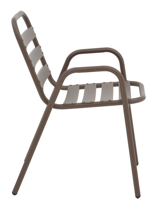 Dining Set for Small Outdoor Spaces Watson-sussie 3 Pieces Brown