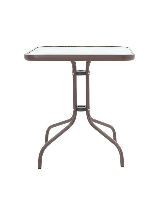 Dining Set for Small Outdoor Spaces Watson-sussie 3 Pieces Brown