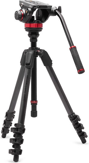Manfrotto 502ah Video Head & Mt055xpro3 Carbon Tripod Kit