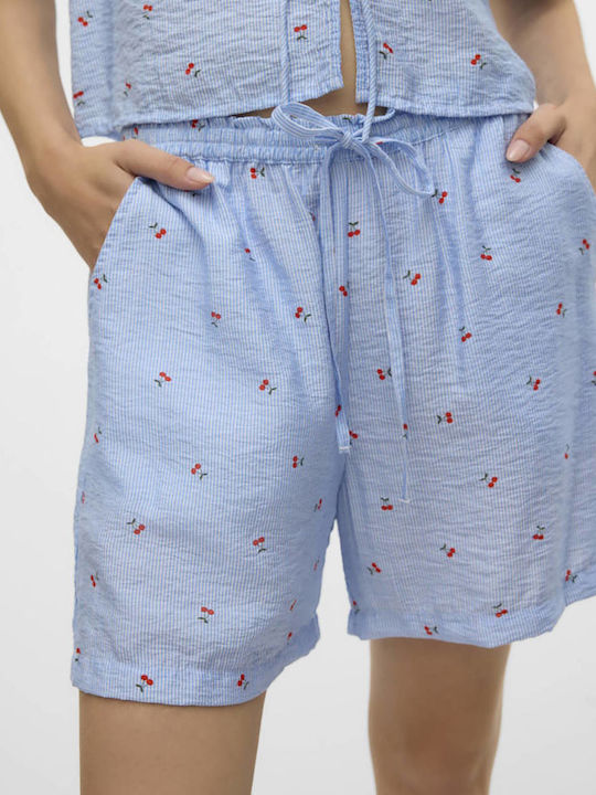 Women's Shorts Snow White, Cherry Light, Blue