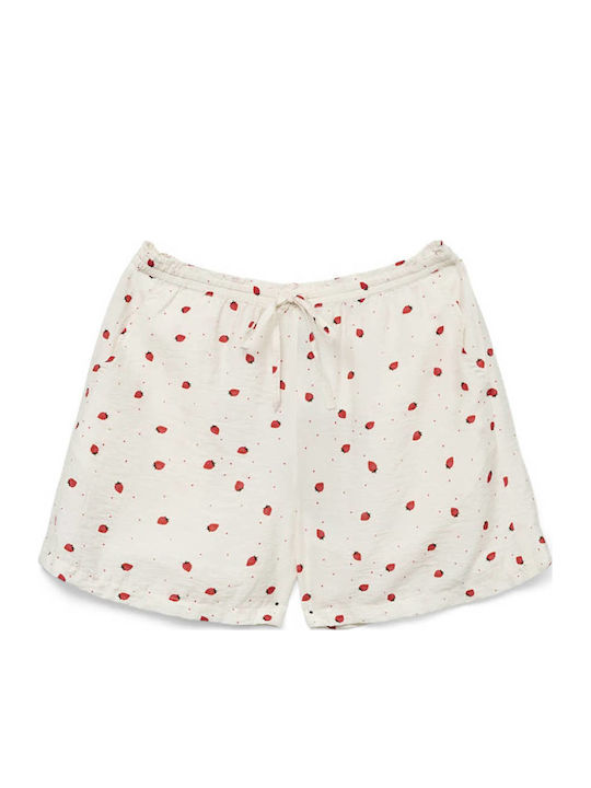 Γυναικείο Σορτς Snow White, Strawberry, Ecru