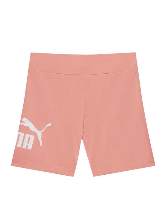 PUMA Παιδικό Κολάν Αθλητικό Κοντό Κοραλί Logo