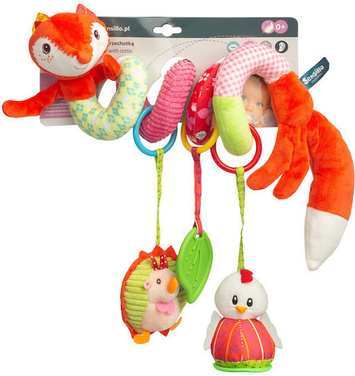 Sensillo Spirală Jucărie pentru Leagăn și Cărucior cu Teether pentru 0++ Luni