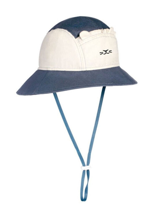 KiETLA Kids' Hat Bucket Fabric Sunscreen Blue