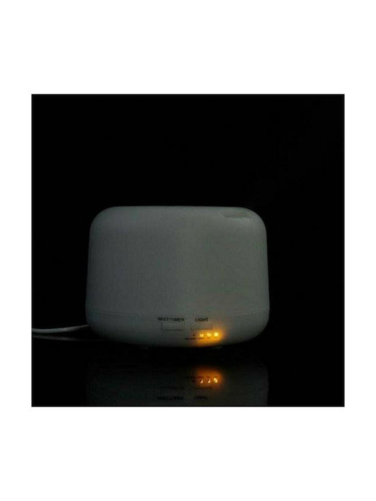 ACP LED Aromatherapie-Diffusor Ultraschall mit Fernbedienung und Timer Weiß 300ml 2050084
