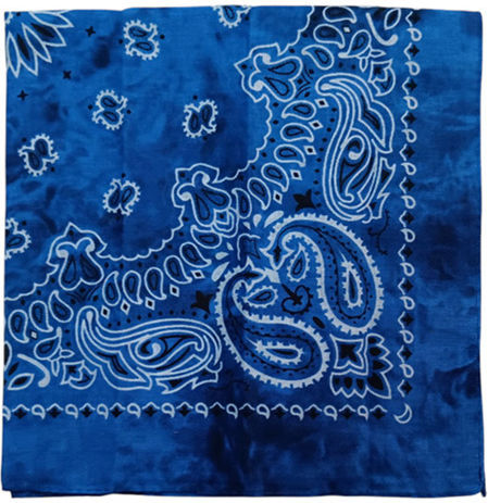 Ombre-Blaues Baumwoll-Stirnband