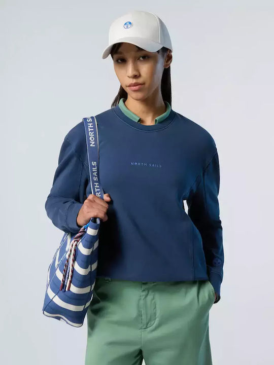Women's Sweatshirt Hooded Dark blue