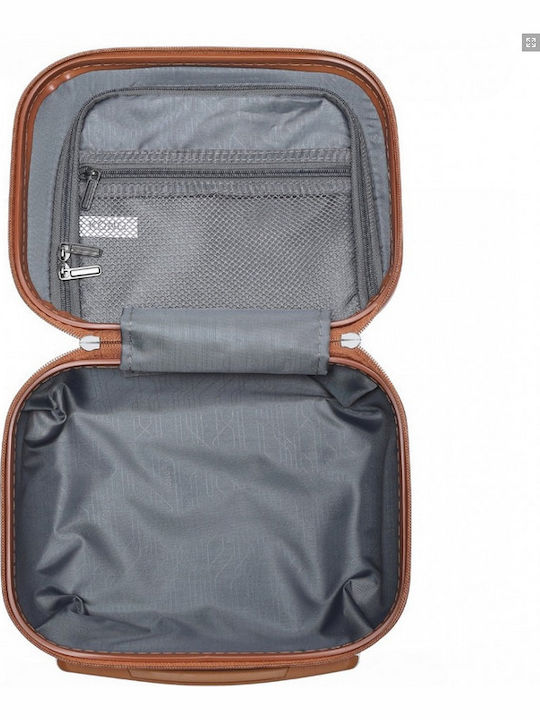 Miss Lulu Lightweight Hard Shell Abs Vanity Case Cream
