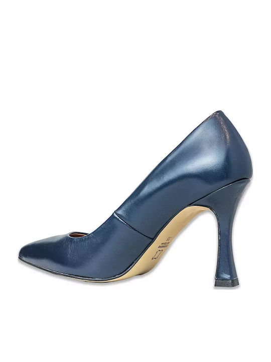 Pumps mit Riemchen Blau